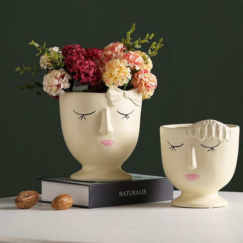 Decorative glass candle holders